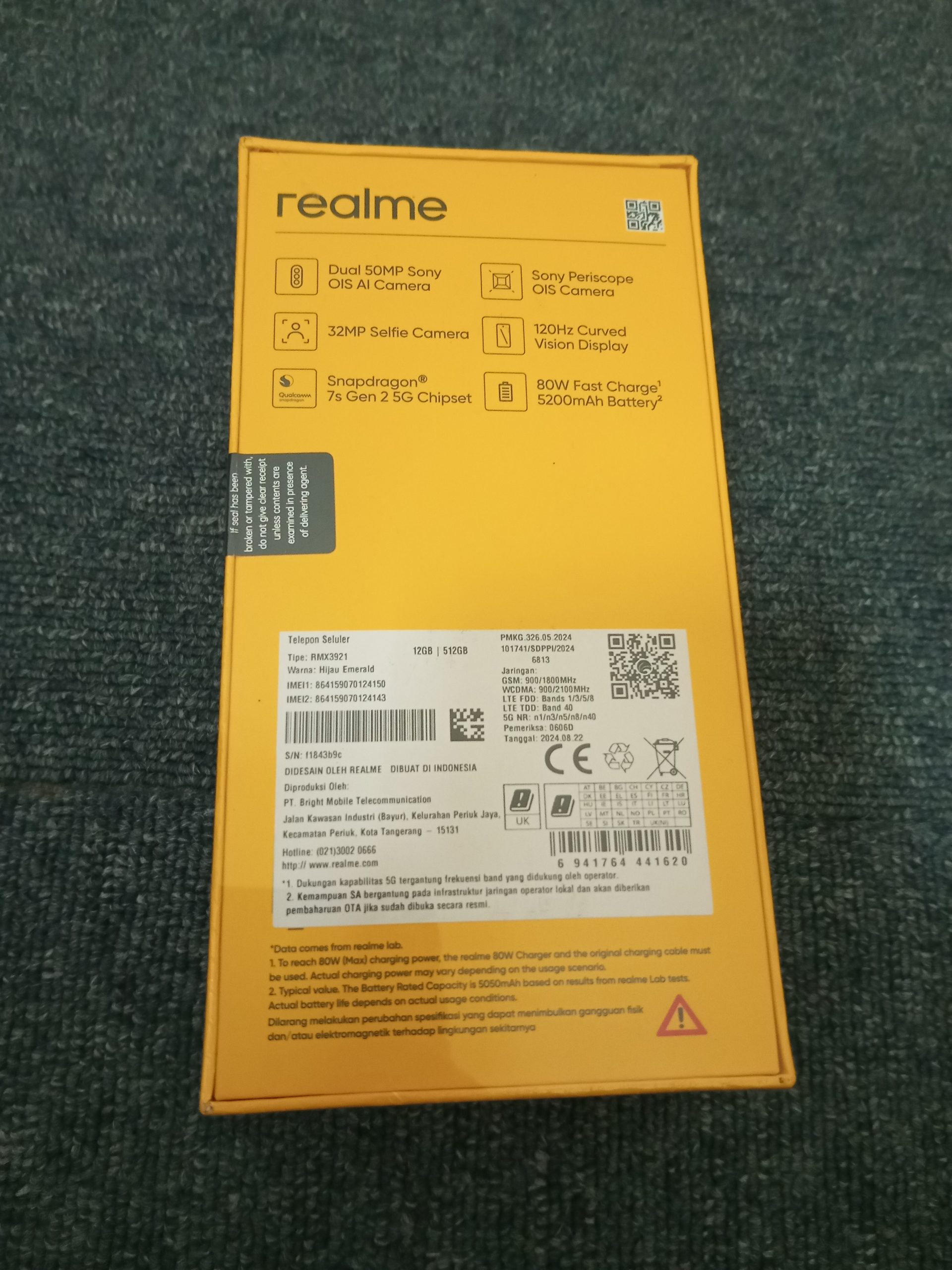 REALME 13 PRO PLUS 5G 12/512GB NEW SEGEL WARNA:HIJAU EMERALD - Image 2